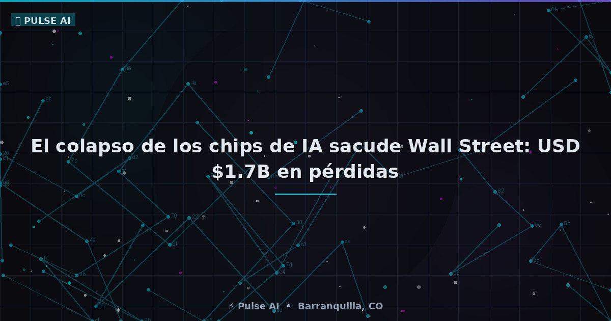 El colapso de los chips de IA sacude Wall Street: USD $1.7B en pérdidas